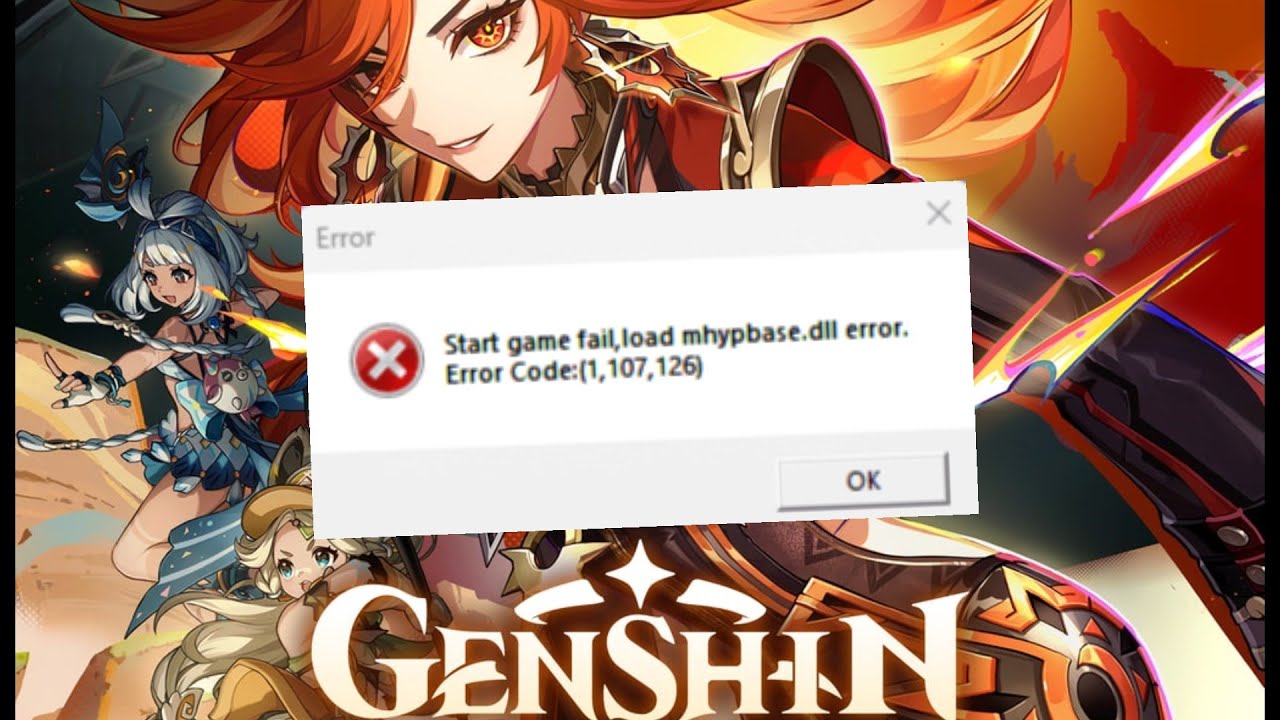 genshin mhypbase.dll error حل مشكلة