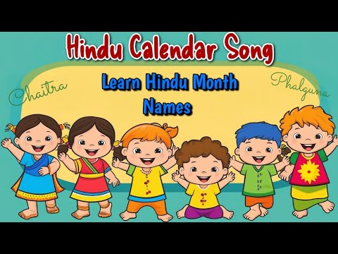 Hindu Calendar Song | Learn Hindu Months & Festivals | Fun & Easy for Kids | Bharath Varna