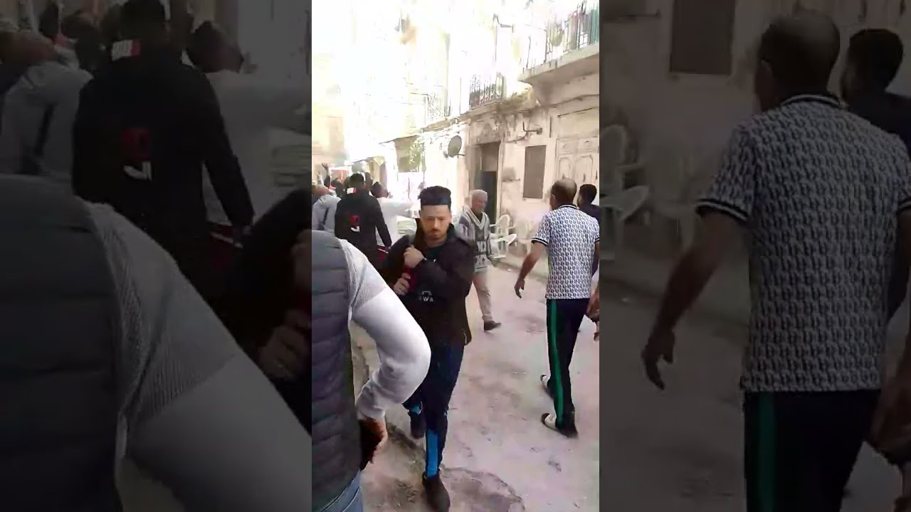 انهيار بناية بحي البلاطو وهران