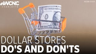 Do's and don'ts: What to know when shopping at dollar stores