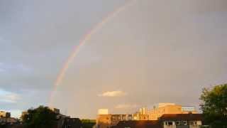 Beautiful rainbow and sunset timelapse GH4