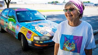 Heads turn when The Catmobile drives by
