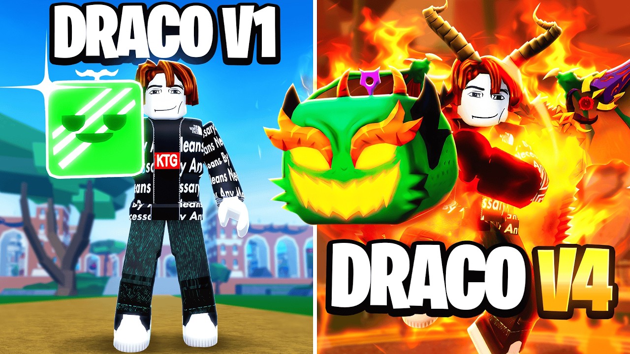 I Fully Awakened DRAGON RACE V4 With Only GREEN Fruits (Blox Fruits)