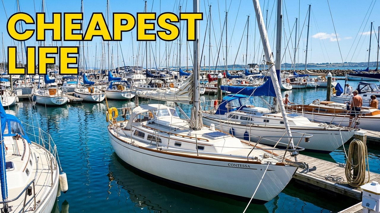 ⁣The Sailboats Everyone Walks Past — The Cheapest Way Left to Live on the Water