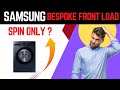 How to use Spin in Samsung Bespoke AI Front load washing machine ⚡️