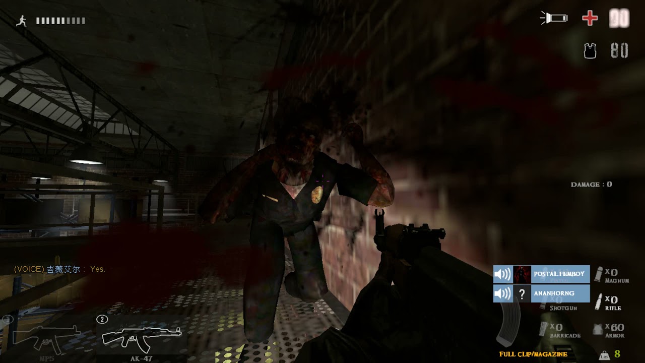 Zombie Panic Source Gameplay Record(03-11-2021)