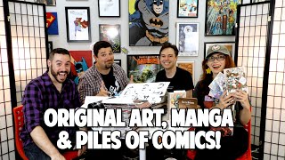 Unboxing Manga, Original Art and Piles of Comics!