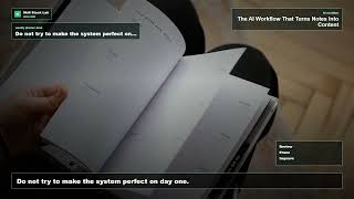 The AI Workflow That Turns Notes Into Content