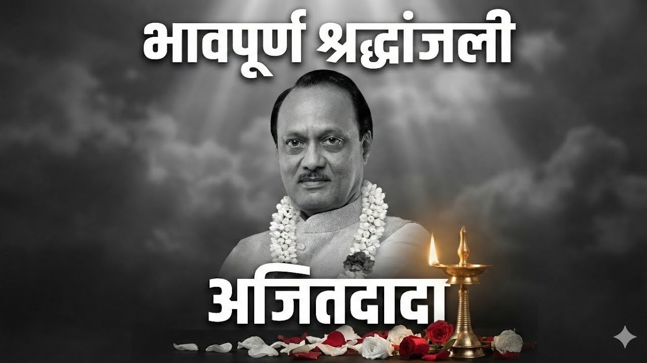 काळजाचा तुकडा गेला - अजितदादा | Ajit Pawar Last Journey Song | Marathi Sad Song 2026