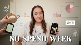 NO SPEND WEEK 💰 trying to spend $0 challenge... | WEEK IN MY LIFE VLOG