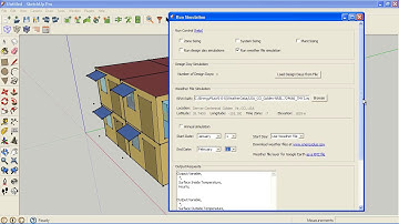 8 Running EnergyPlus Simulations from the OpenStudio SketchUp Plug in   Part 1