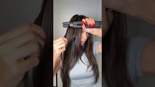 Finally learned how to curl my hair using a hair straightener!Thoughts? #hairstyle #hair #hairhacks screenshot 5