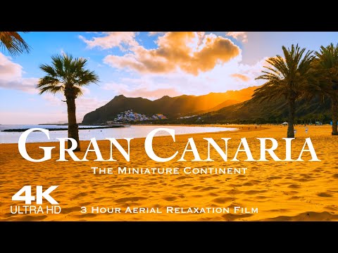 [4K] GRAN CANARIA 2026 🇪🇸 3 Hour Drone Aerial Film of Canary Islands | Las Canarias Spain España