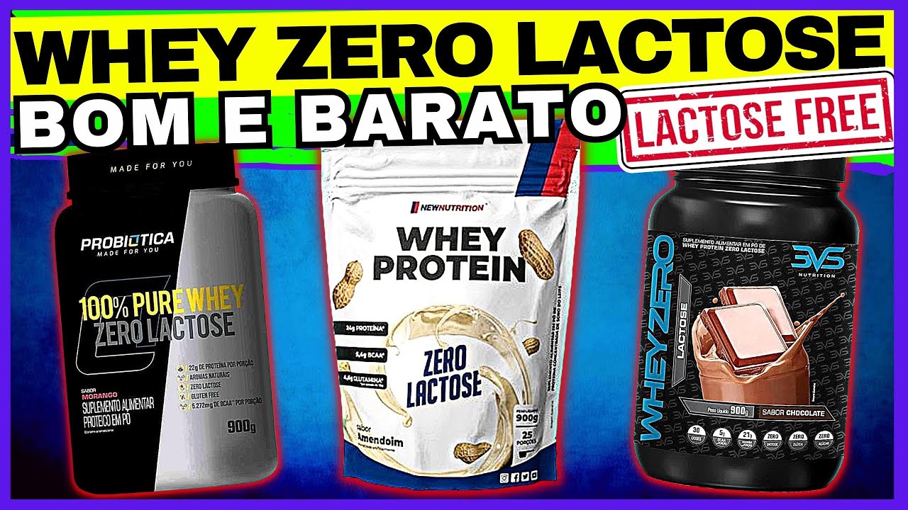 🎖️MELHORES WHEY PROTEIN ZERO LACTOSE WHEY BOM E BARATO YouTube