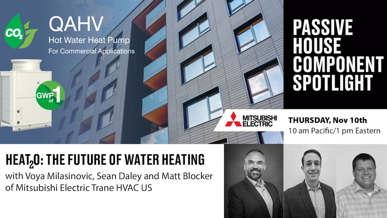 Heat2O: The Future of Water Heating with Mitsubishi Electric Trane HVAC US  - YouTube