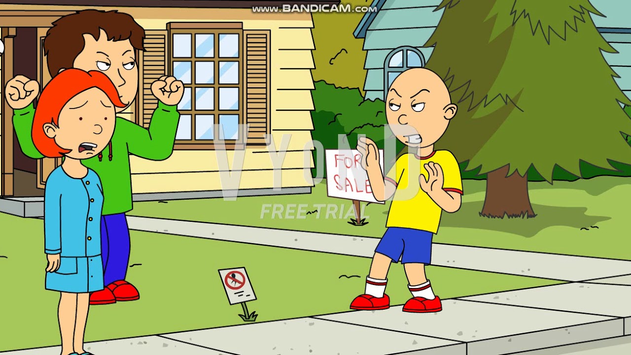 Rosie and Caillou Race/Caillou Win's/Rosie Get's Mad And Throws A...