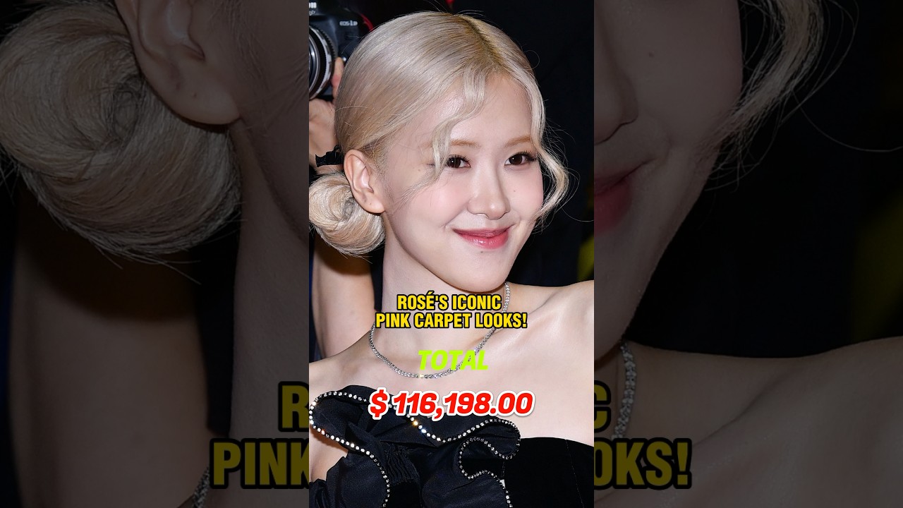 ROSÉ'S ICONIC PINK CARPET LOOKS!💗😍 