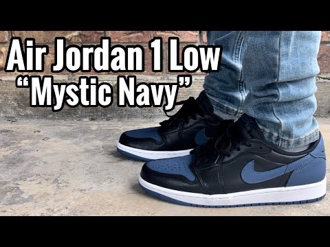 Air Jordan 1 Low âMystic Navyâ Review & On Feet - YouTube