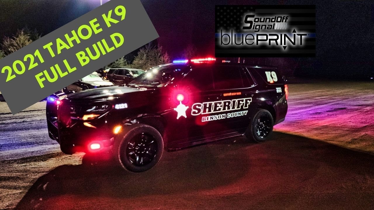 2021 Chevy Tahoe PPV K9 Unit Benson County Sheriff's Office North