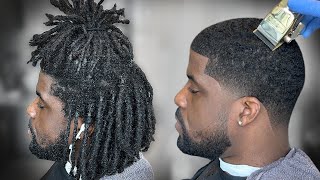 INSANE BEFORE AND AFTER  AMSR HAIRCUT | CUTTIING OFF LOCS | MUST SEE TRANSFORMATION