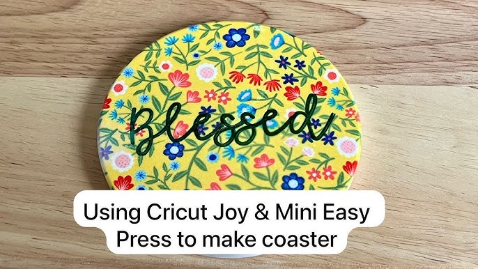 Easy DIY Coasters using Cricut EasyPress 3 — The Learner Observer