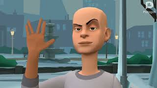 (S2EP19) Classic caillou destroys plotagon city/grounded