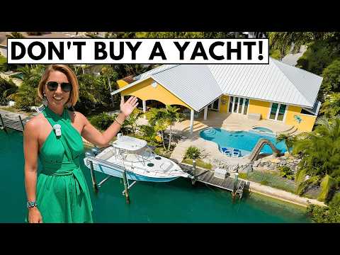 You Can Afford! 🤩 Bahamas Waterfront Home with a Dock Boater's Dream Tour