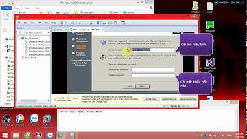 Hướng dẫn cài đặt Windows server 2003 Enterprise và Windows server 2003 Standard.