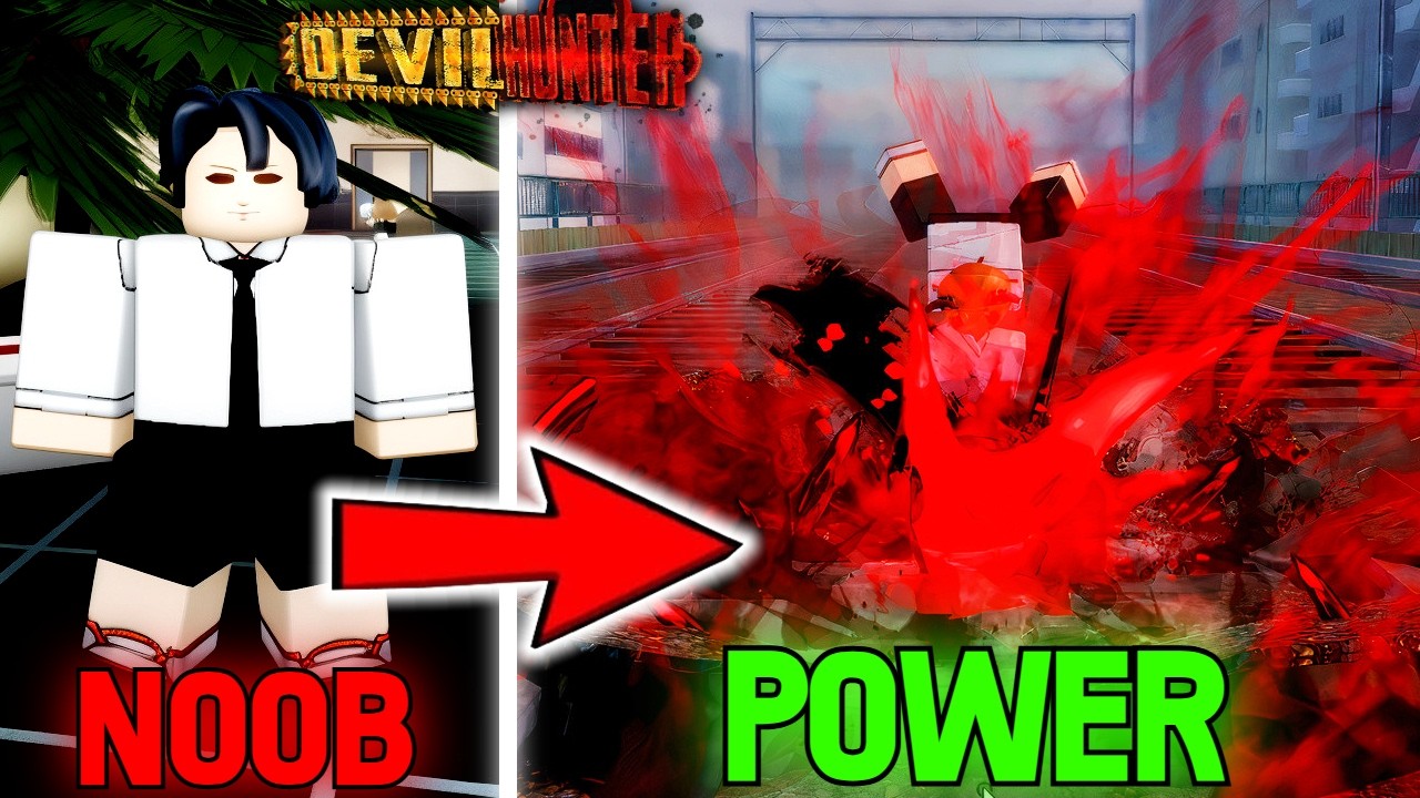 Going From NOOB To BLOOD FIEND Power In Devil Hunter(Roblox