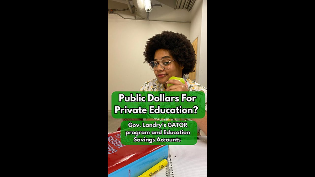 Gator Program Public dollars for private school? Governor Jeff Landry's GATOR program ...