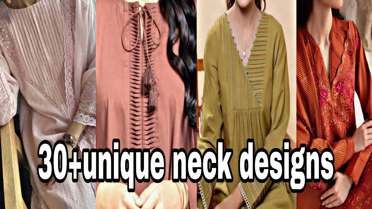 30+ unique and latest neck designs for your dresses //creative style