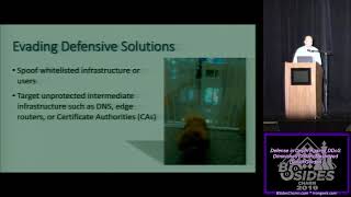 BSidesCharm - 2019 - Daniel Gordon - Defense in Depth Against DDoS Diminishes Dollars Destroyed