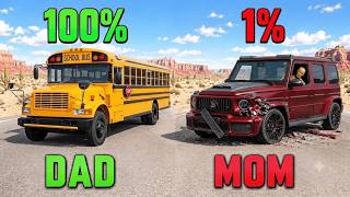 BeamNG.drive Family Crash Test #3 | Realistic Car Crashes screenshot 1
