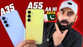 Samsung Galaxy A55 & Galaxy A35 in Pakistan |⚡GG Victus+,Exynos1480,OIS & More | Price in Pakistan?