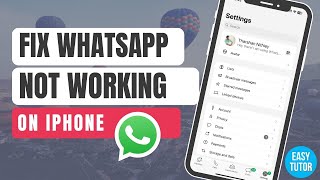 How To Fix WhatsApp Not Working On iPhone