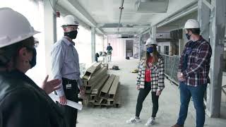 RMU Students Tour The John Jay Expansion