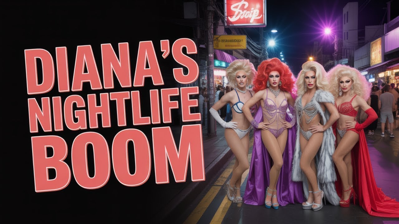 Nightlife Street Vibes BOOM on Soi Diana 🔥✨  Pattaya 2025 Night Walk in 4K