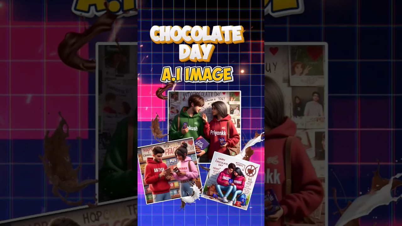 Bing image Creator Chocolate Day Photo Editing animation 