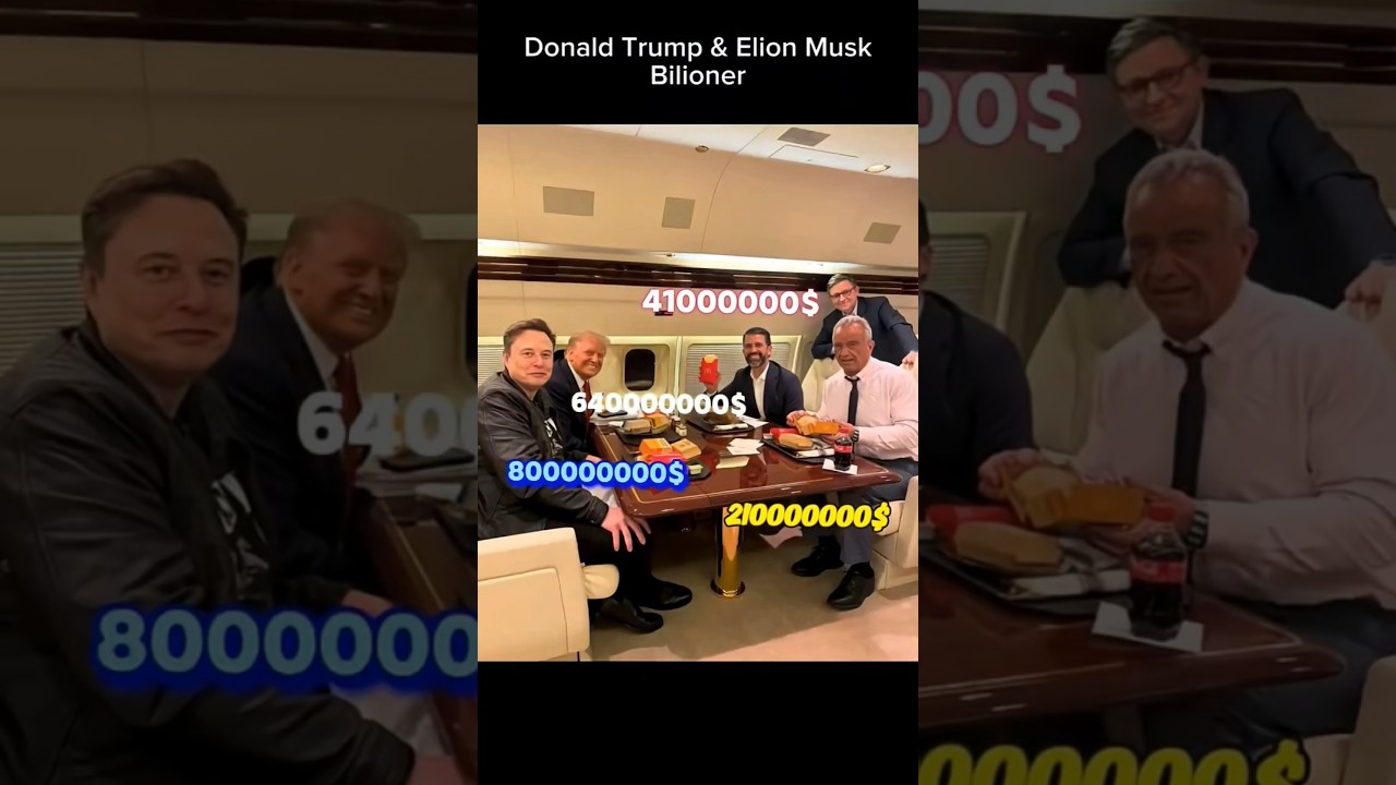 Ужин Трампа и Илона Маска в Макдоналдсе за миллиард долларов! 🍔🇺🇸