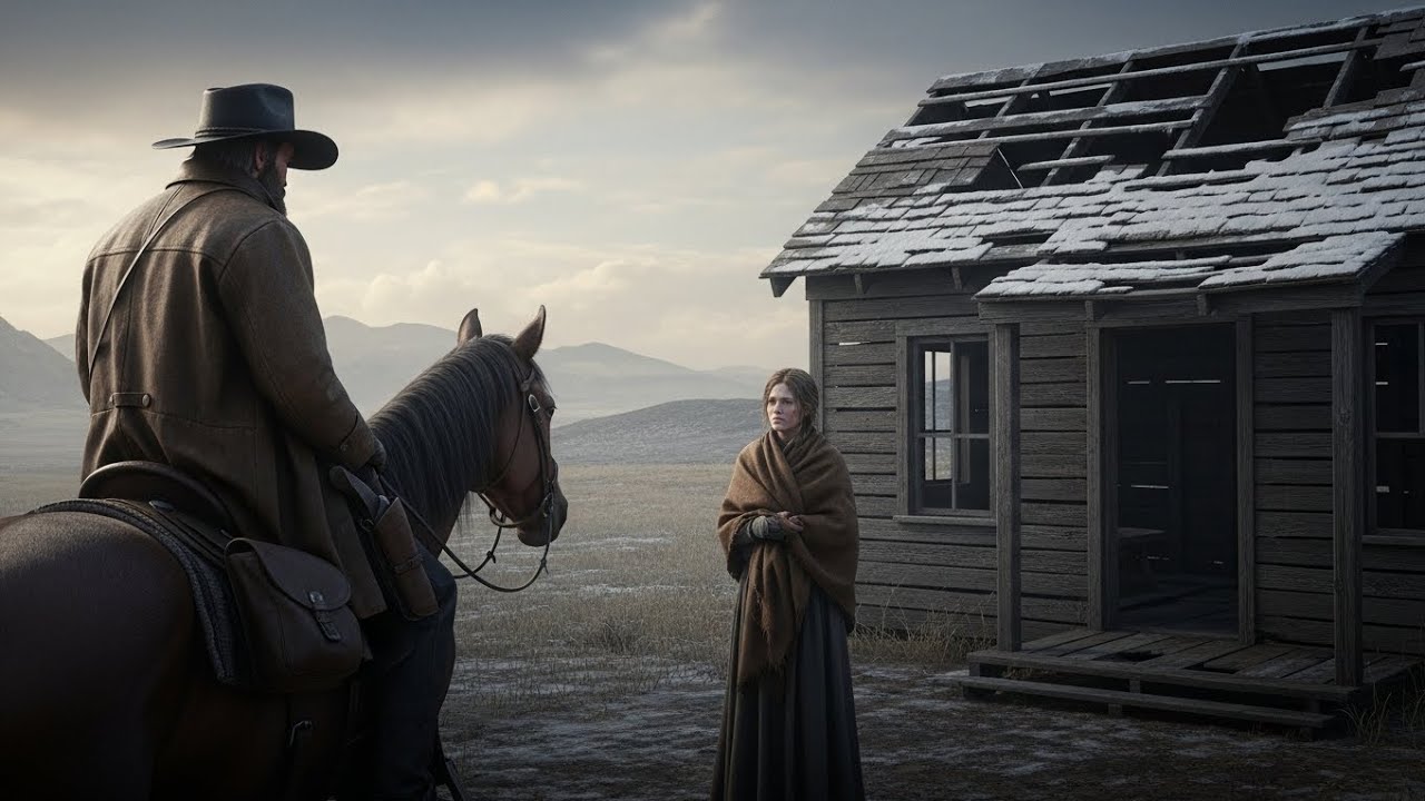 Un vaquero millonario vio a una mujer viviendo sola en una vieja cabaña… Lo que hizo ese.....//