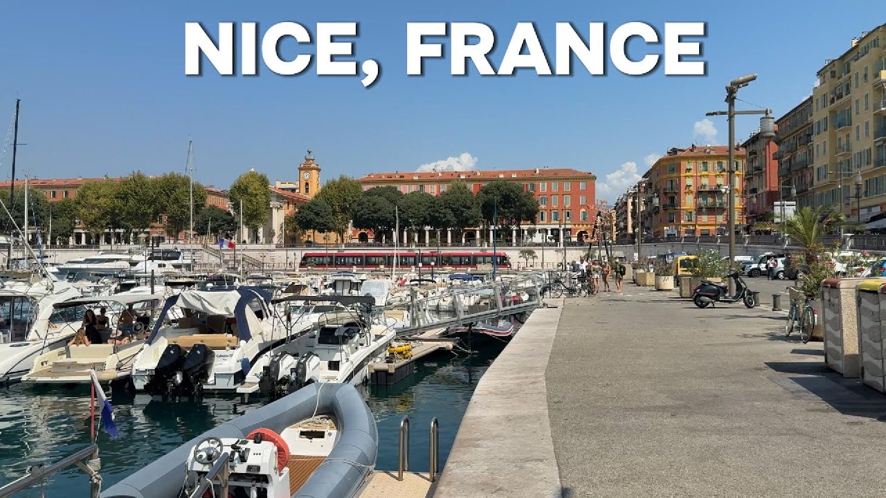 🇫🇷 Nice Seaside Walking Tour, France