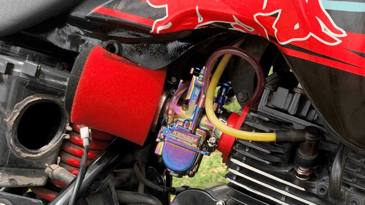 carburador cortina plana / filtro uni / como carburar una moto