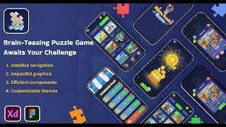 Jigsaw Puzzle UI Kit - Design Fun & Addictive Puzzle Game Apps 🧩🎮 screenshot 4
