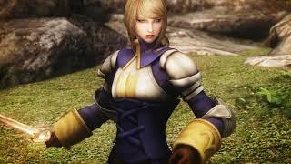 Skyrim: FFT Agrias Armor mod + Holy Knight (Agrias Oaks) build screenshot 4