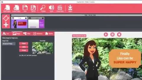 Explaindio Video Creator Tutorial Part 1  Quick Tour Using Slide and Basic Anima