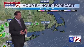 WPRI 12 Weather Forecast for 7/30/25:  Hot and humid for one more day