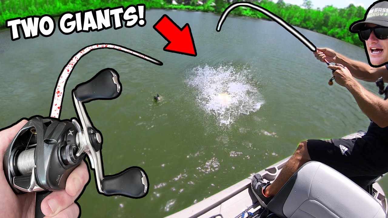 LEGENDARY pond bass fishing! (INSANE DOUBLE UPS) 
