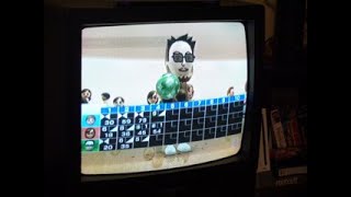 A relaxing evening of Wii Sports