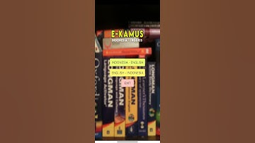 Demo Aplikasi E-Kamus bahasa Indonesia - Inggris MIT App AI Speech Recognition