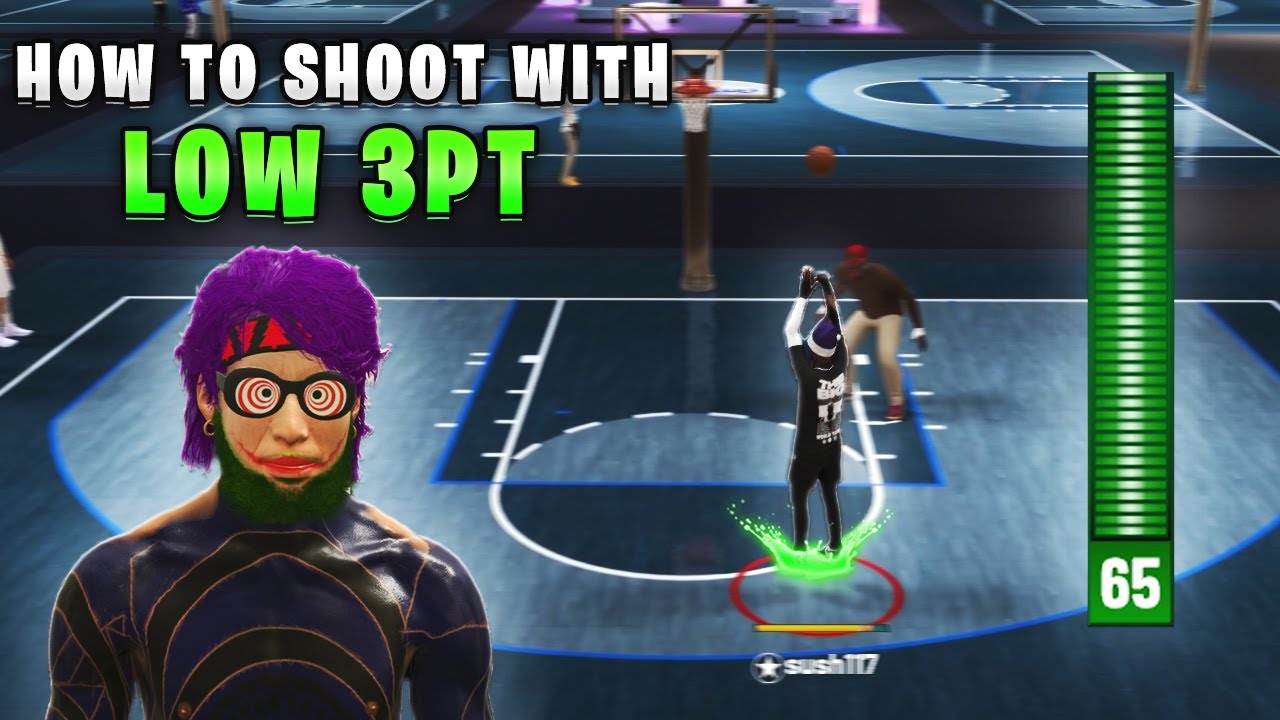 BEST JUMPSHOT FOR LOW 3PT RATING! HOW TO SHOOT WITH A LOW 3PT IN NBA